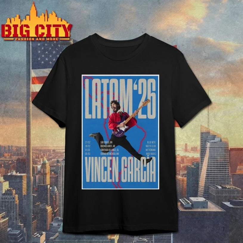 Vencen Garcia Latam Tour 2026 Poster shirt