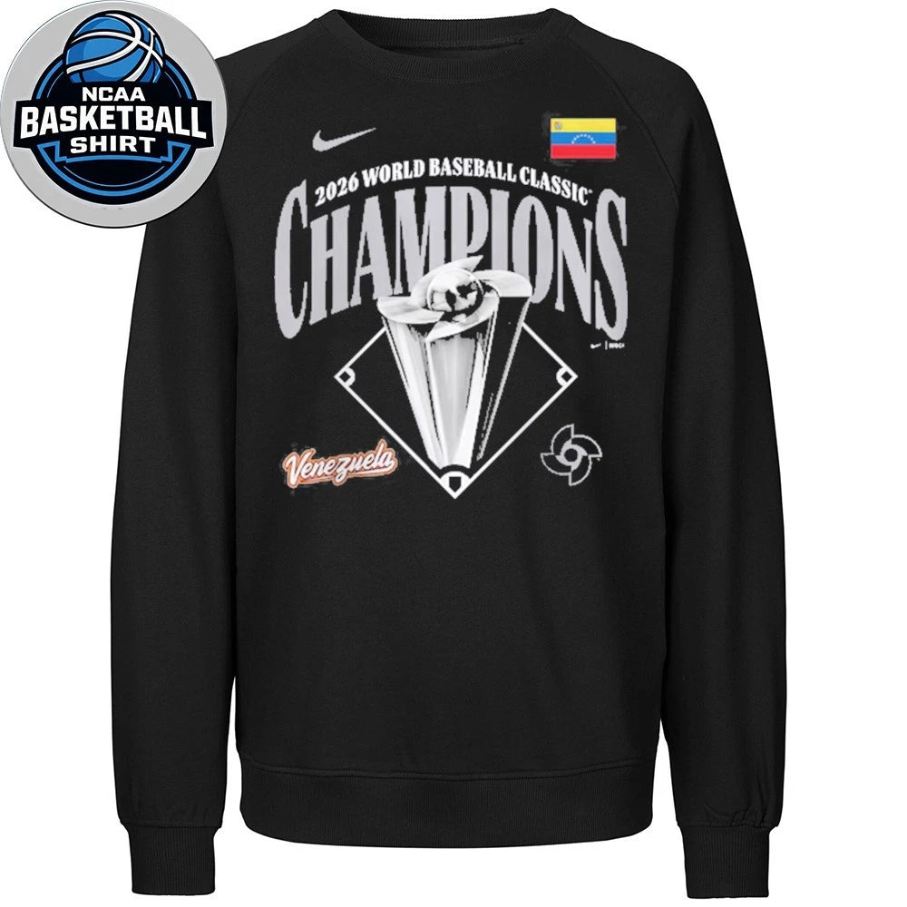 Venezuela 2026 World Baseball Classic Champions Cup And Logo Shirt