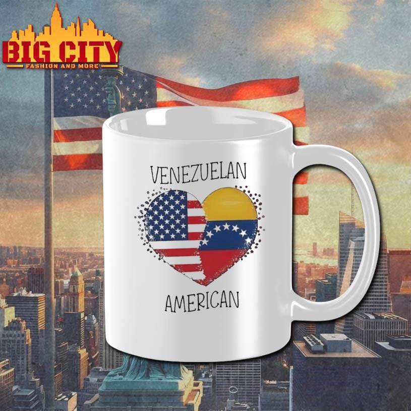 Venezuela America Heart Flag Shirt