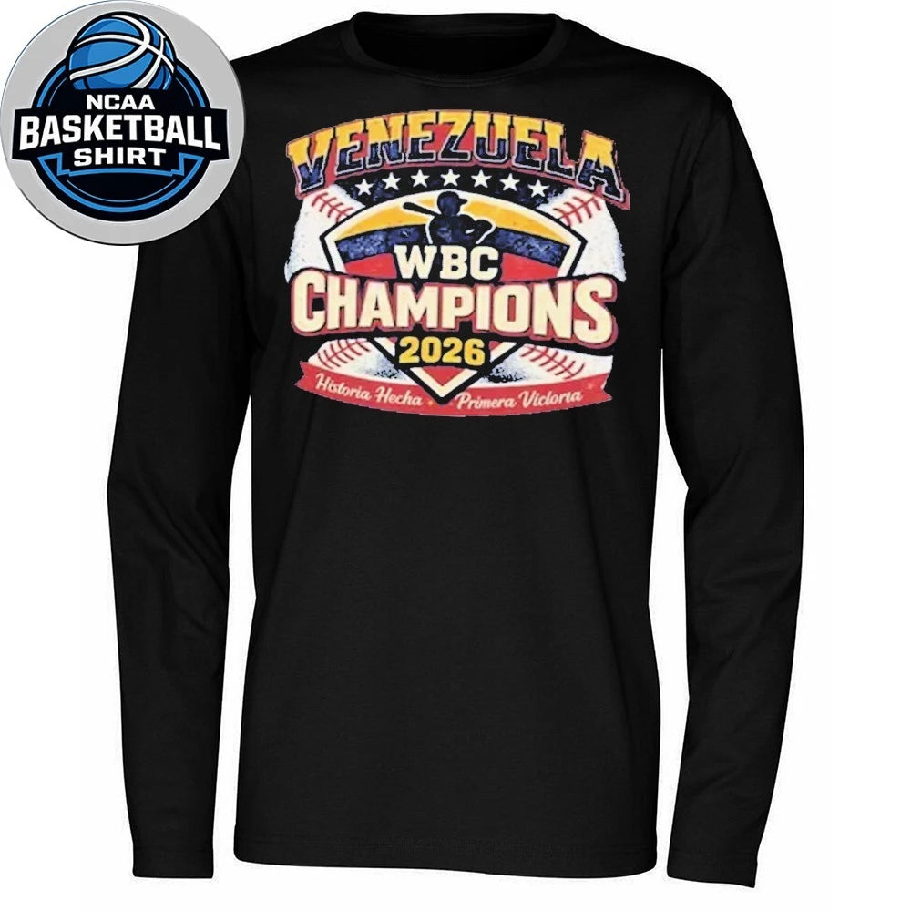 Venezuela Baseball 2026 World Baseball Classic Champions Historia Hecha Primera Victoria Shirt