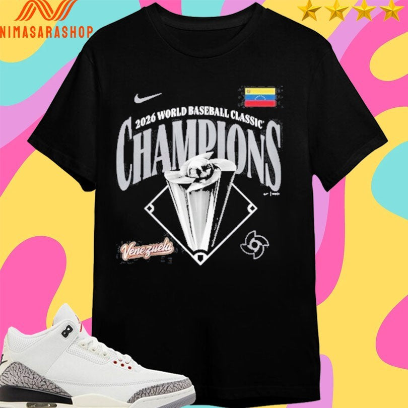 Venezuela Baseball 2026 World Baseball Classic Champions Shirts