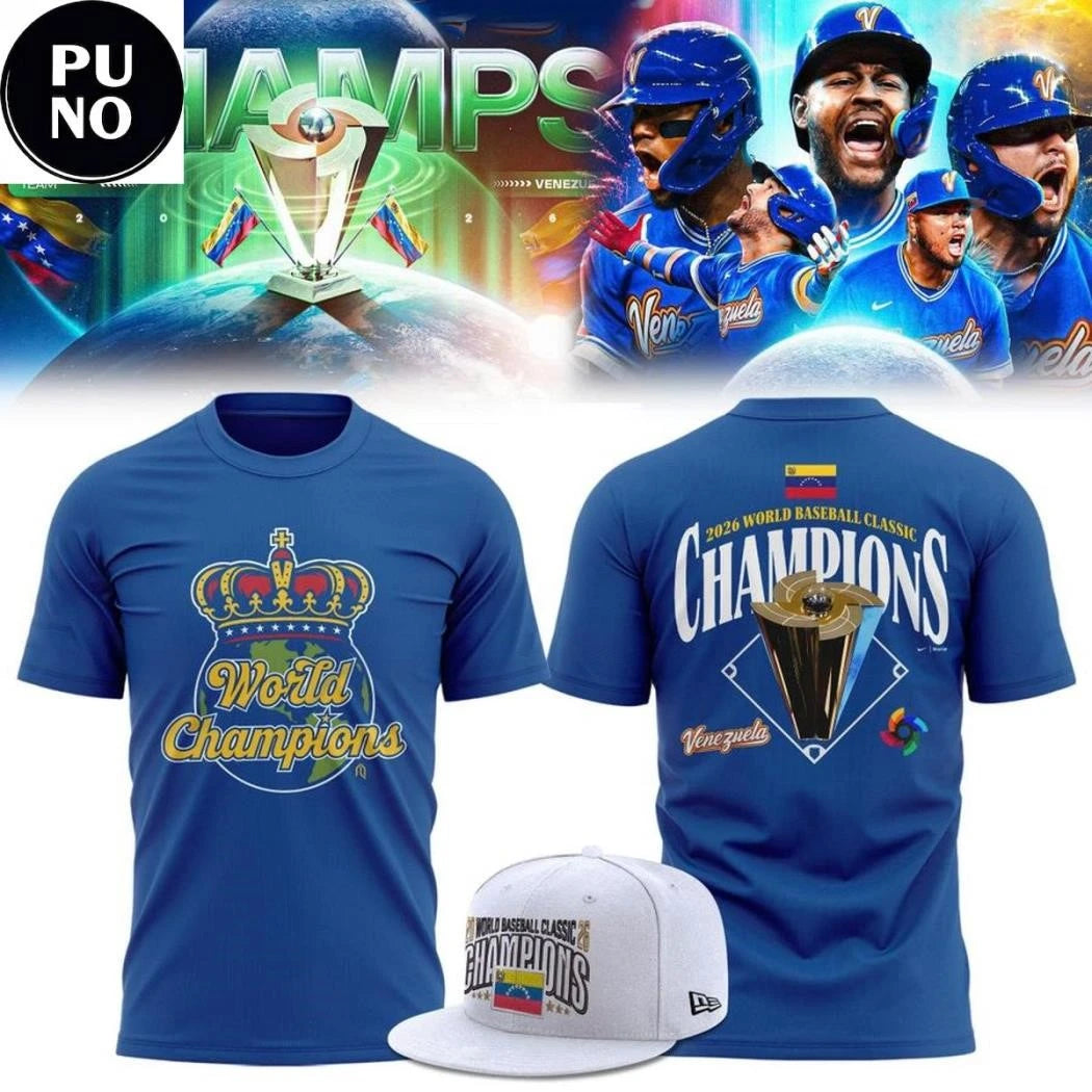 Venezuela Baseball 2026 World Baseball Classic Champions The Crown Shirt