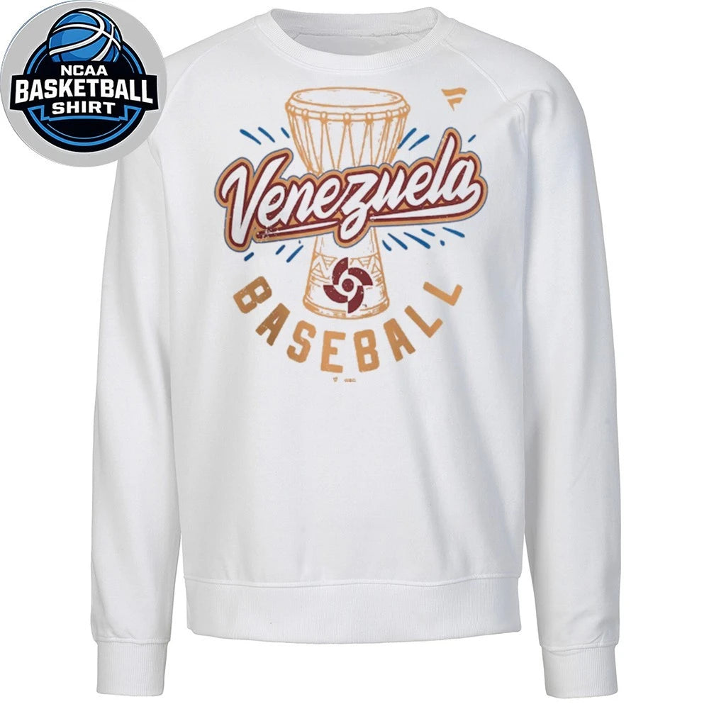 Venezuela Baseball Fanatics Natural 2026 World Baseball Logo T-Shirt