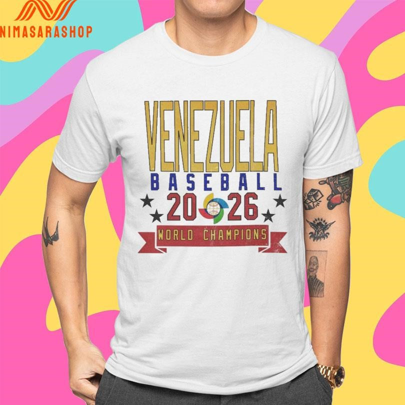 Venezuela Baseball World Champions 2026 Vintage Shirts