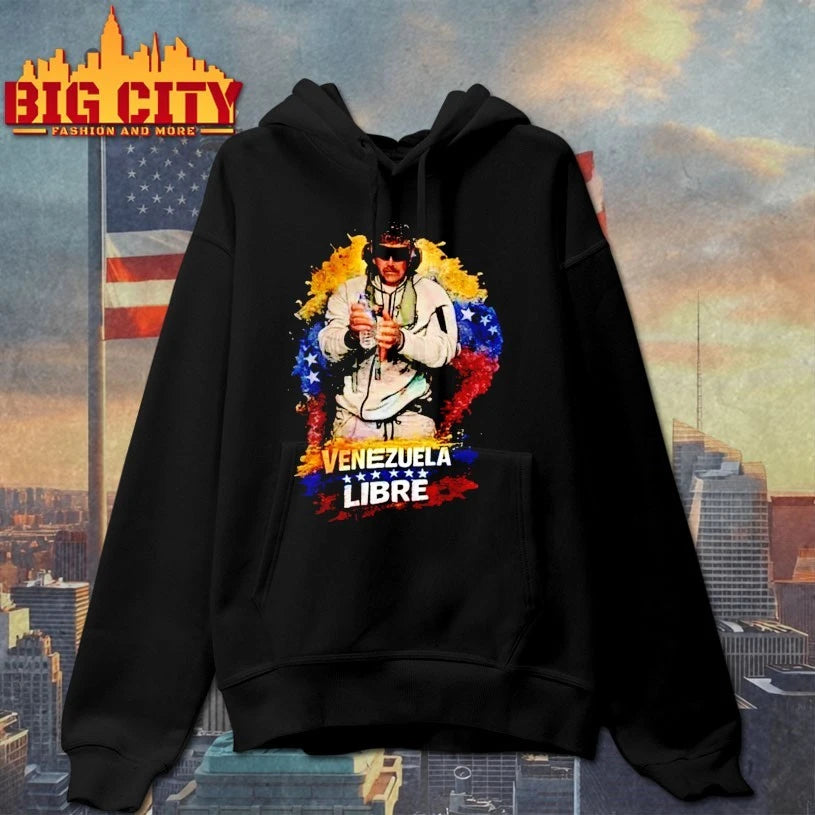 Venezuela Libre Patriotic Freedom Flag Graphic shirt