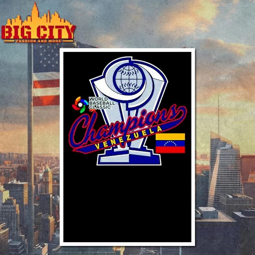 Venezuela Wins World Baseball Classic Champions 2026 Trophy Shirt