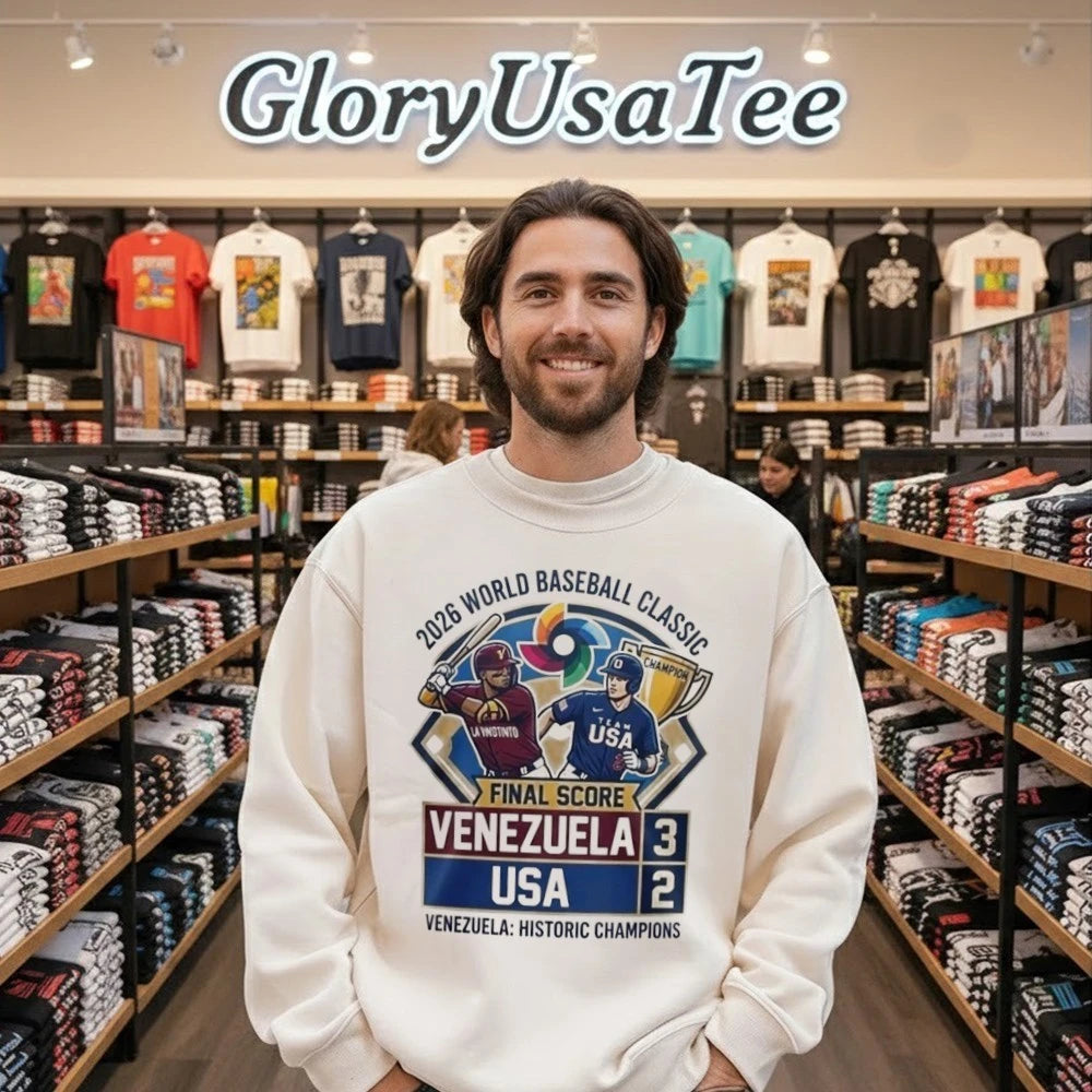 Venezuela beats USA to win 2026 World Baseball Classic championship sport t-shirt