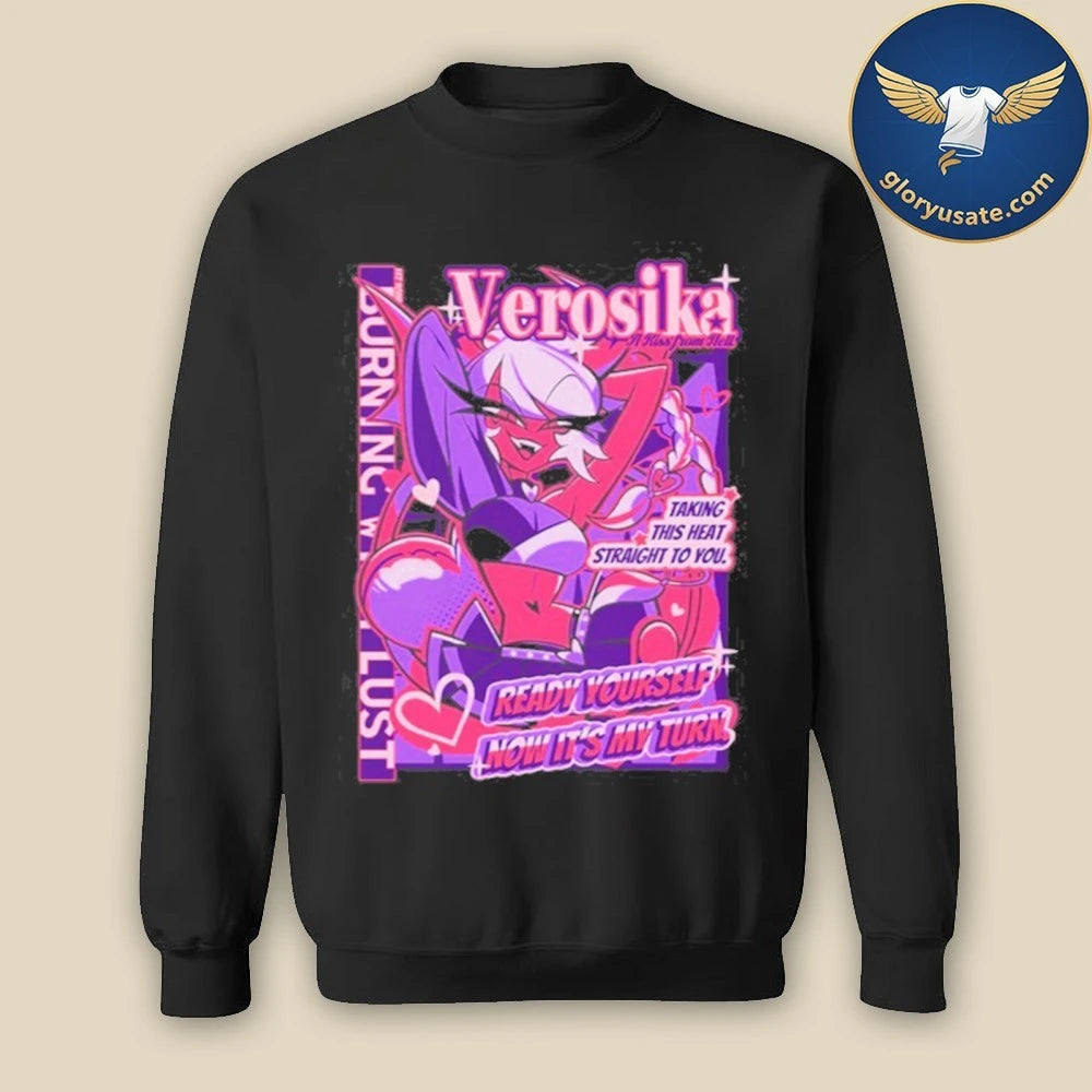 Verosika From Helluva Boss with Love T-Shirt