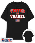 Vested in Vrabel USA flag shirt