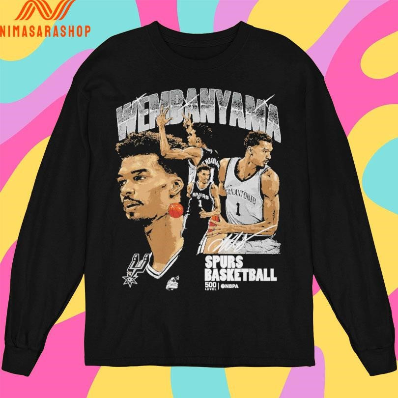 Victor Wembanyama San Antonio Spurs Basketball Collage Shirts