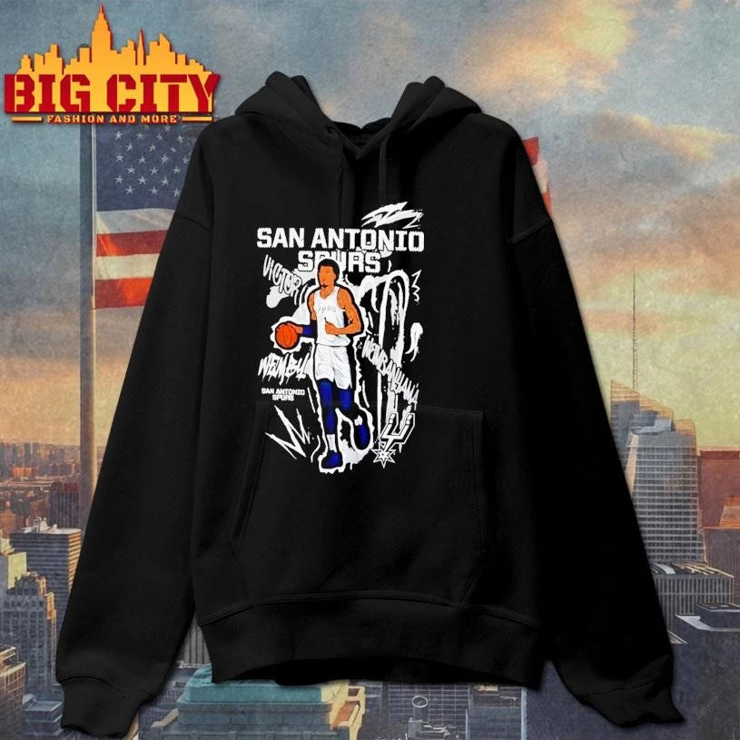 Victor Wembanyama San Antonio Spurs Chalked Up Player graphic Shirt