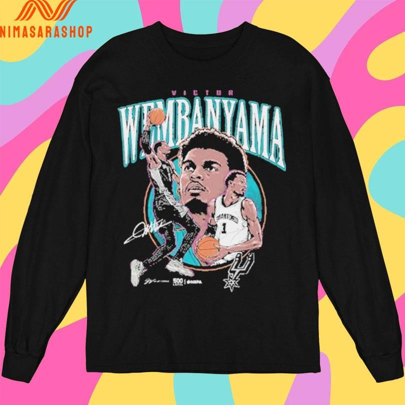 Victor Wembanyama San Antonio Spurs Trio Signature Shirts