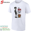 Victor Wembanyama San Antonio Spurs peeing alien the NBA Finals 2026 New York Knicks shirt