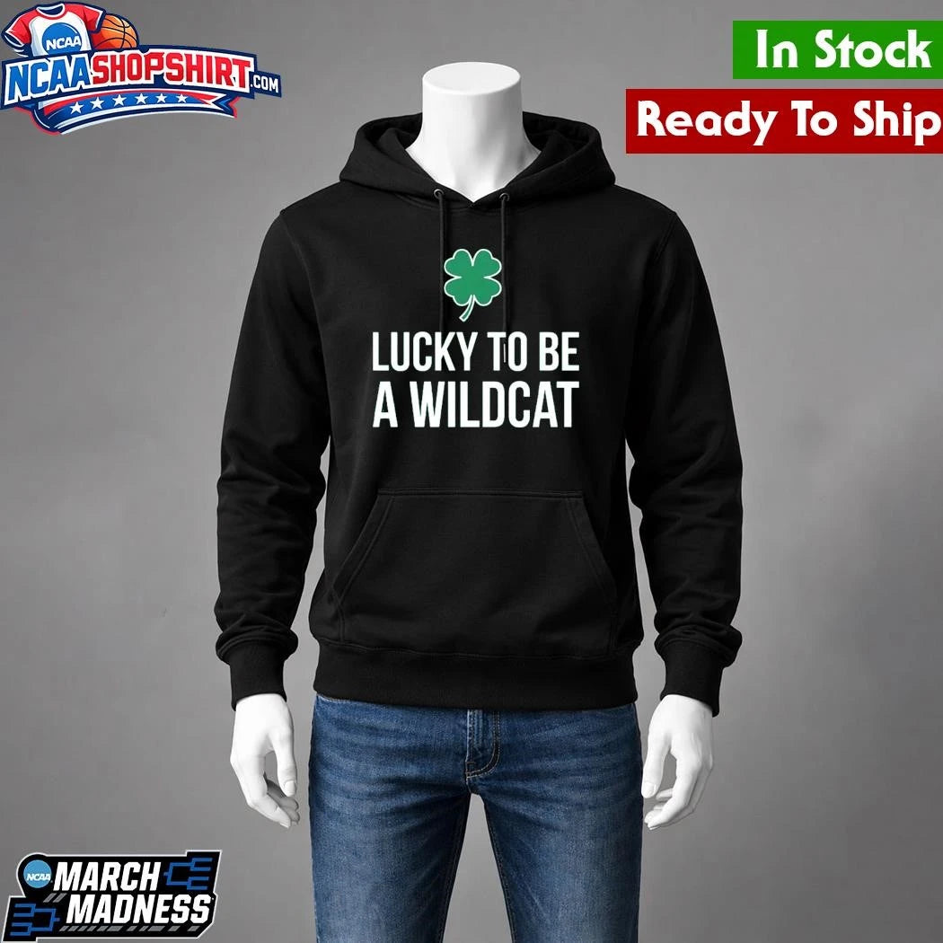 Villanova Baseball Lucky To Be A Wildcat St. Patrick’s Shirt