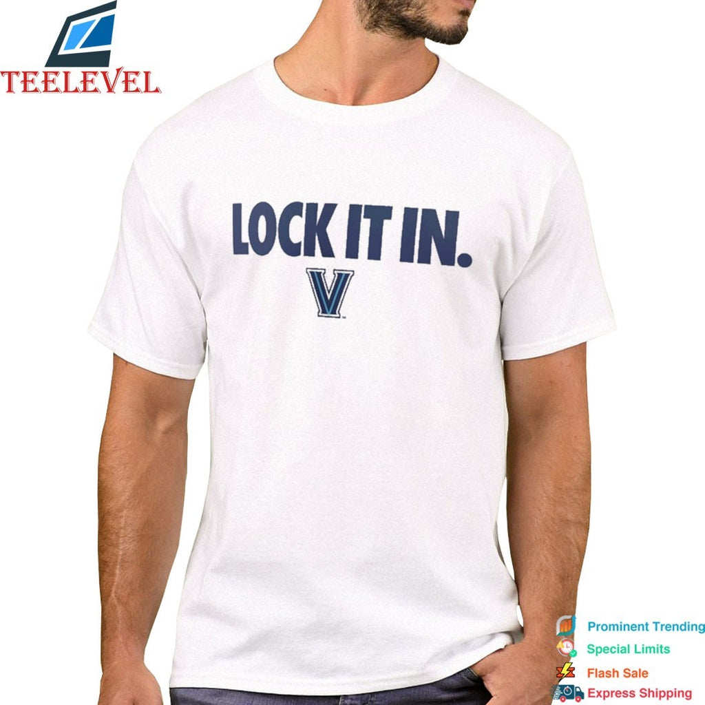 Villanova Wildcats Lock It In T-Shirt