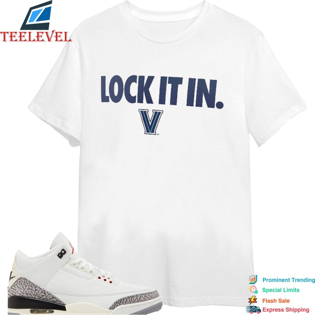 Villanova Wildcats Lock It In T-Shirt