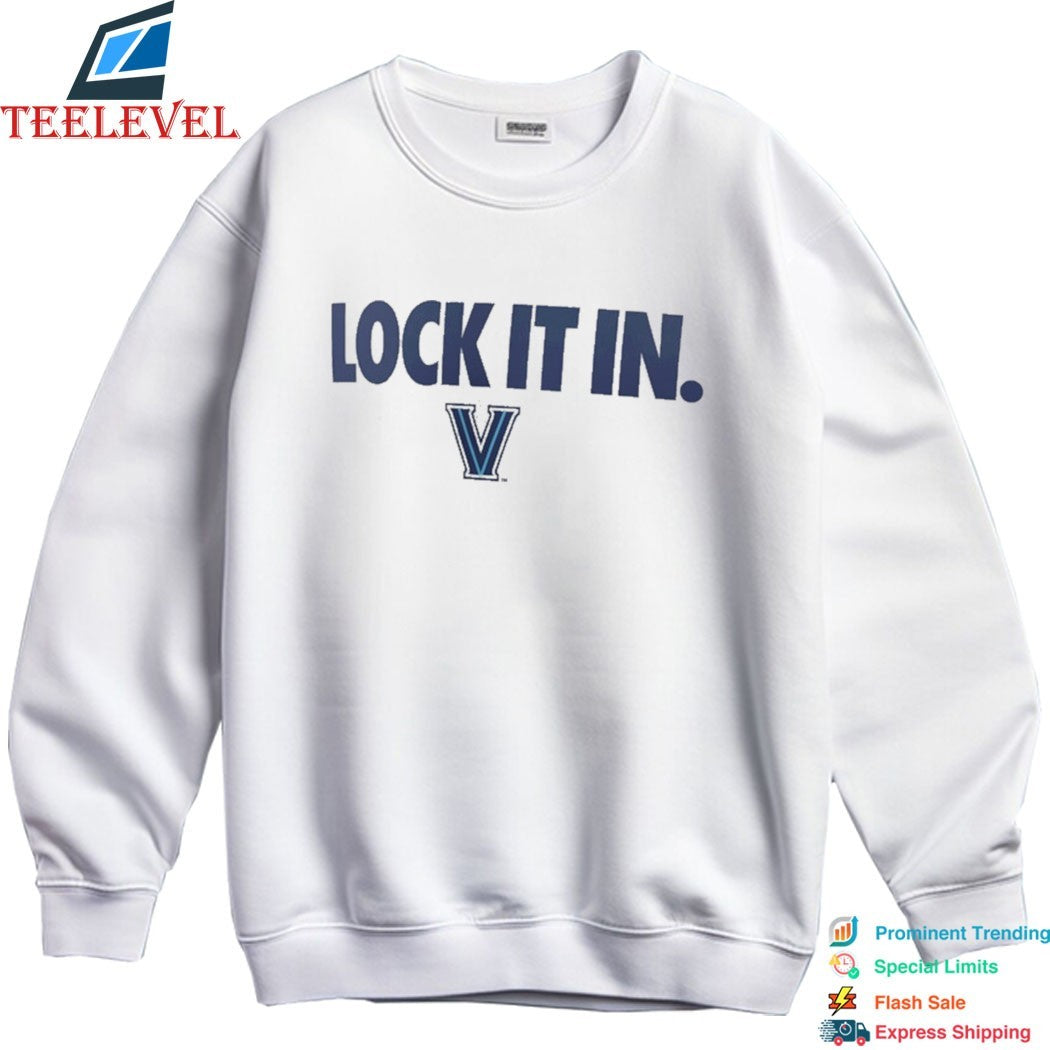 Villanova Wildcats Lock It In T-Shirt