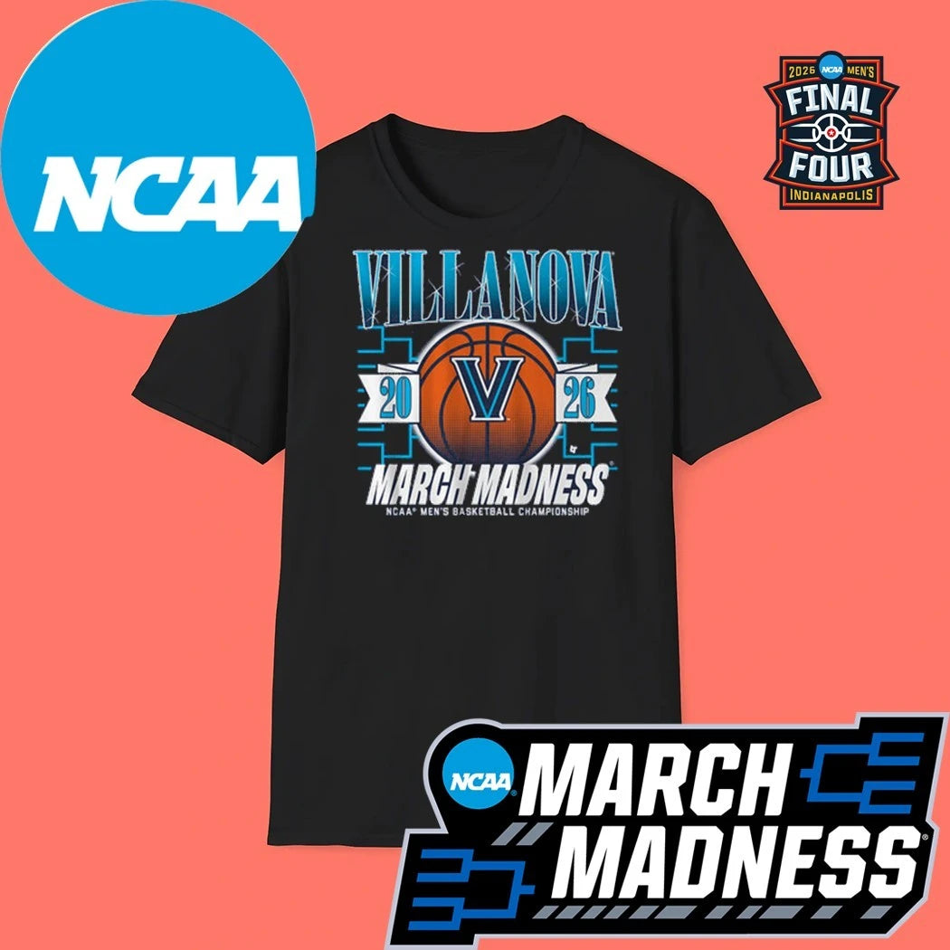 Villanova Wildcats MBB 2026 NCAA Women’s Basketball Championship March Madness Logo Shirt