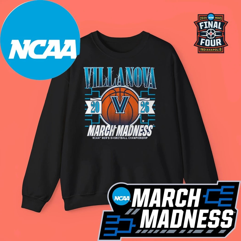 Villanova Wildcats MBB 2026 NCAA Women’s Basketball Championship March Madness Logo Shirt