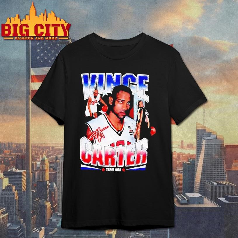 Vince Carter Usa Basketball Team Usa Signature Shirt