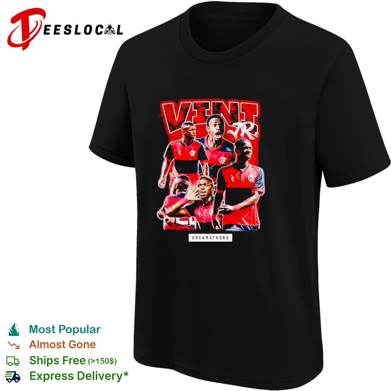 Vini Jr Flamengo dreamathon shirt