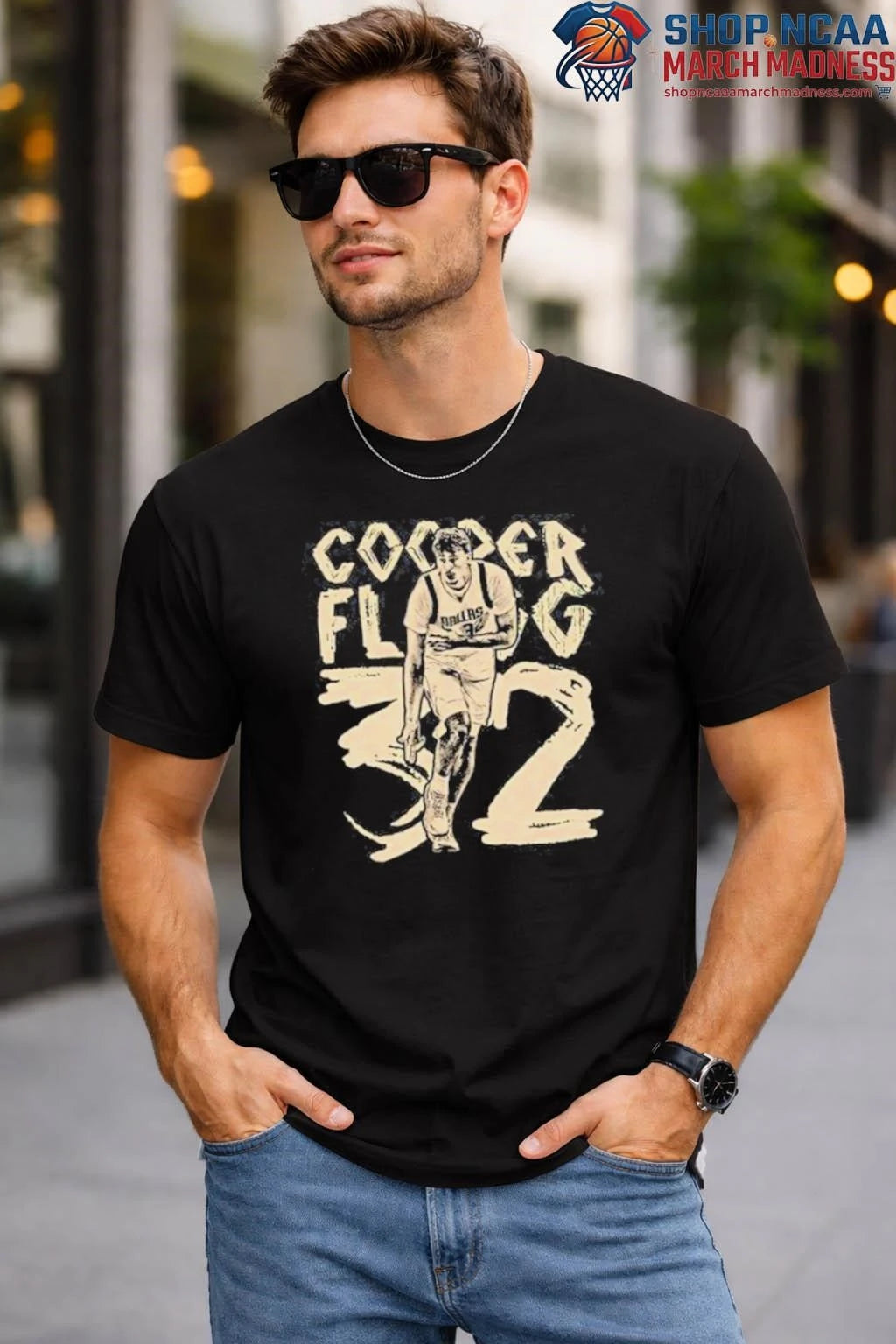 Vintage Cooper Flagg Dallas Basketball Graphic T-Shirt