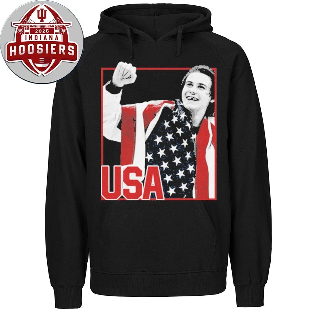 Vintage Jack Hughes Golden Goal USA Flag 2026 Shirt