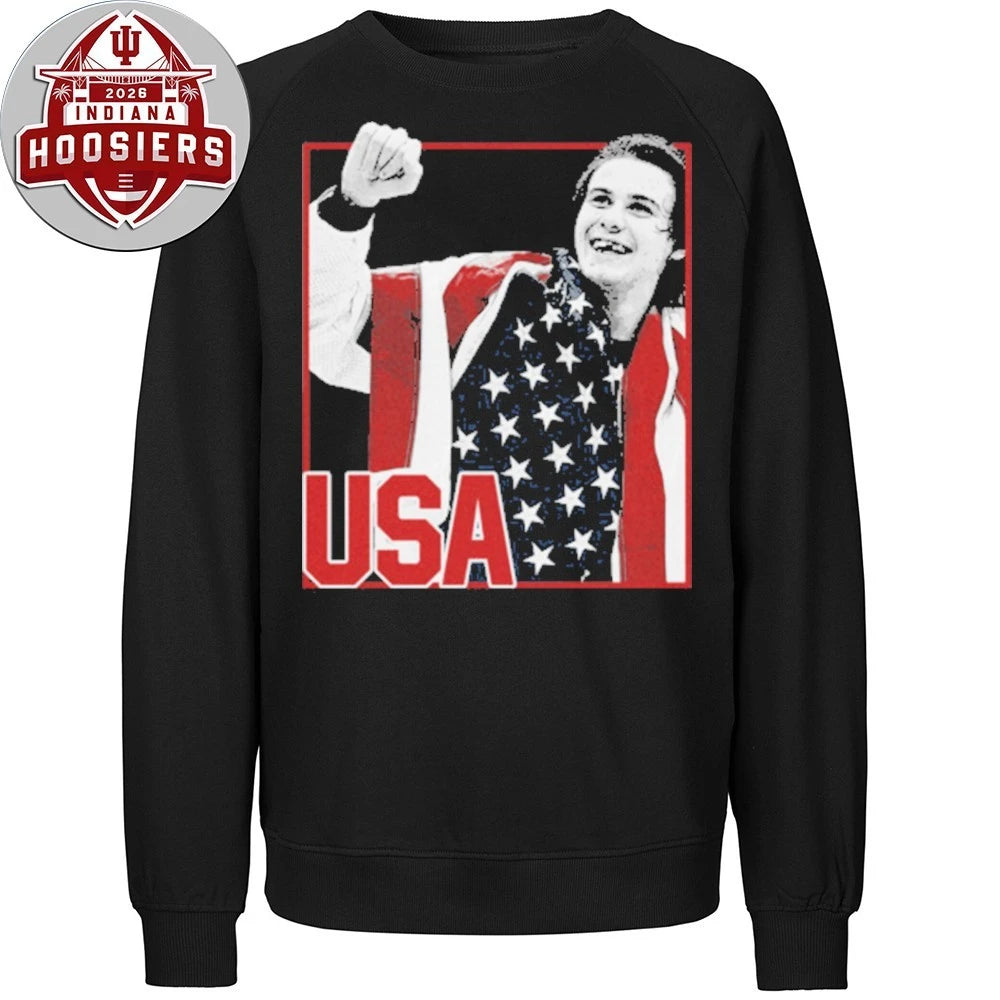 Vintage Jack Hughes Golden Goal USA Flag 2026 Shirt