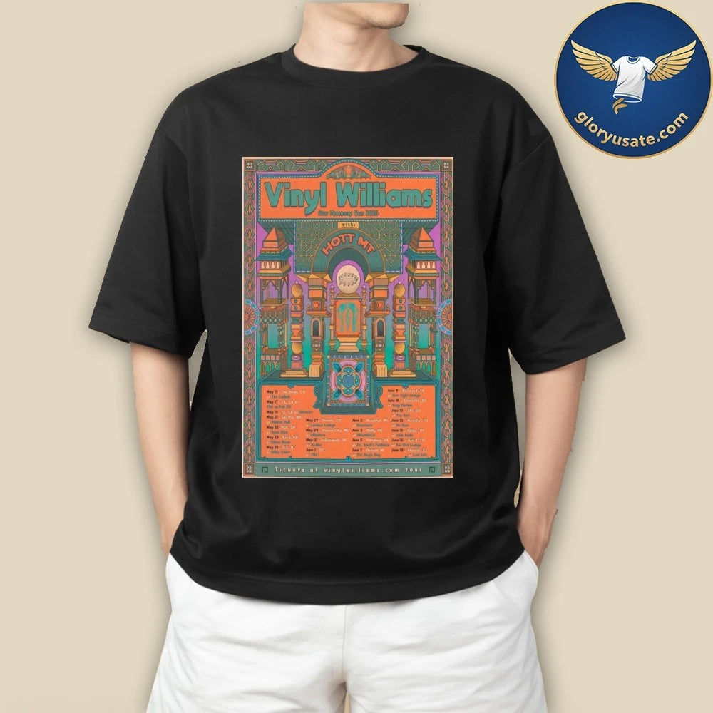 Vinyl Williams Star Harmony Tour 2026 Poster Shirt