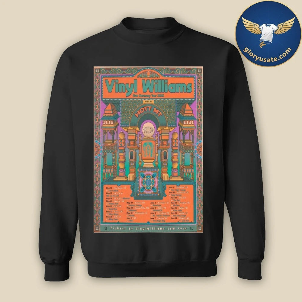 Vinyl Williams Star Harmony Tour 2026 Poster Shirt