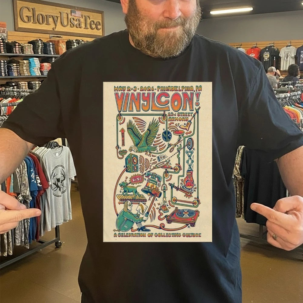 Vinylcon! Philadelphia PA 5-2.5-3-2026 Poster Shirt