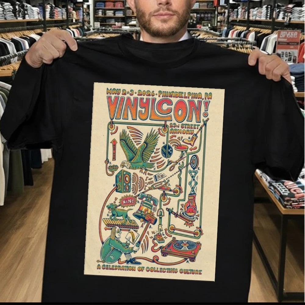 Vinylcon! Philadelphia PA 5-2.5-3-2026 Poster Shirt