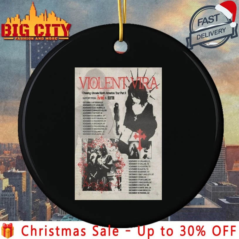 Violent Vira Chasing Ghosts North America Tour Part II 2025 Poster shirt