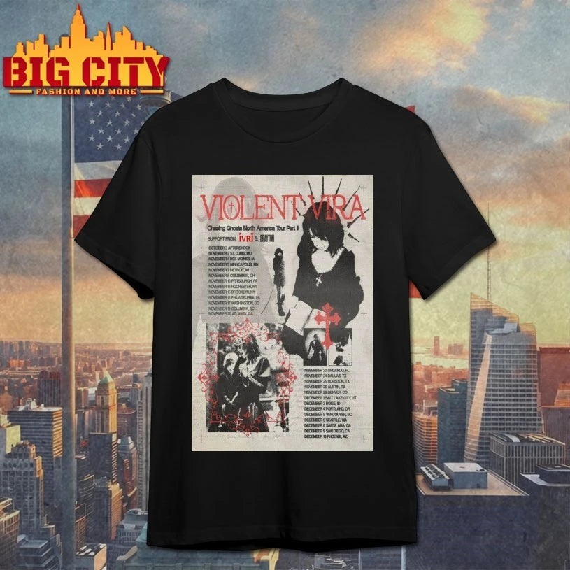 Violent Vira Chasing Ghosts North America Tour Part II 2025 Poster shirt