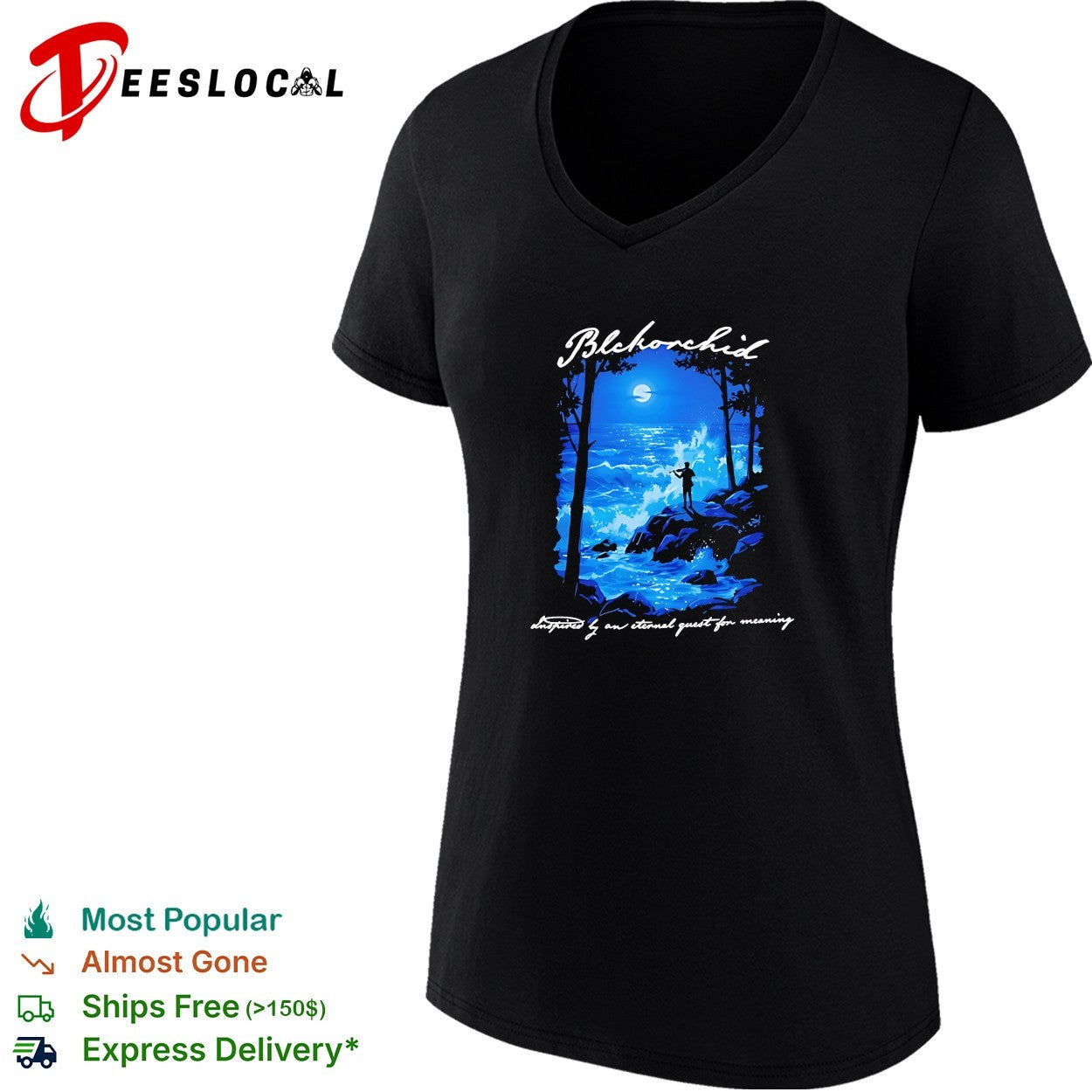 Violin Blckorchid luspired by an eternal quest for meaning shirt
