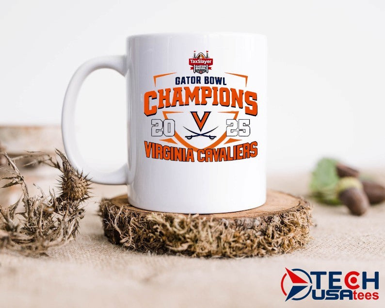 Virginia Cavaliers 2025 NCAA Gator Bowl Champions shirt