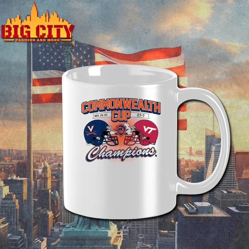 Virginia Cavaliers Commonwealth Cup Champions 2025 shirt