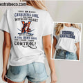 Virginia Cavaliers I Am A Cavaliers Girl I Was Born With My Heart On My Sleeve A Fire In My Soul And A Mouth I Can’t Control Logo Shirt