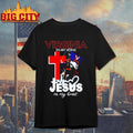 Virginia Cavaliers In My Veins Jesus In My Heart Mascot Shirt