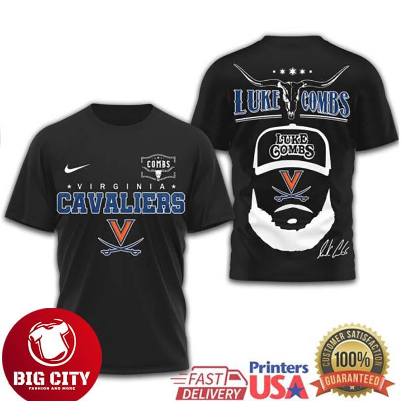 Virginia Cavaliers Official NCAA Luke Combs Two Sided Shirt