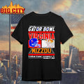 Virginia Cavaliers Vs Missouri Tigers 2025 Gator Bowl Helmet Shirt