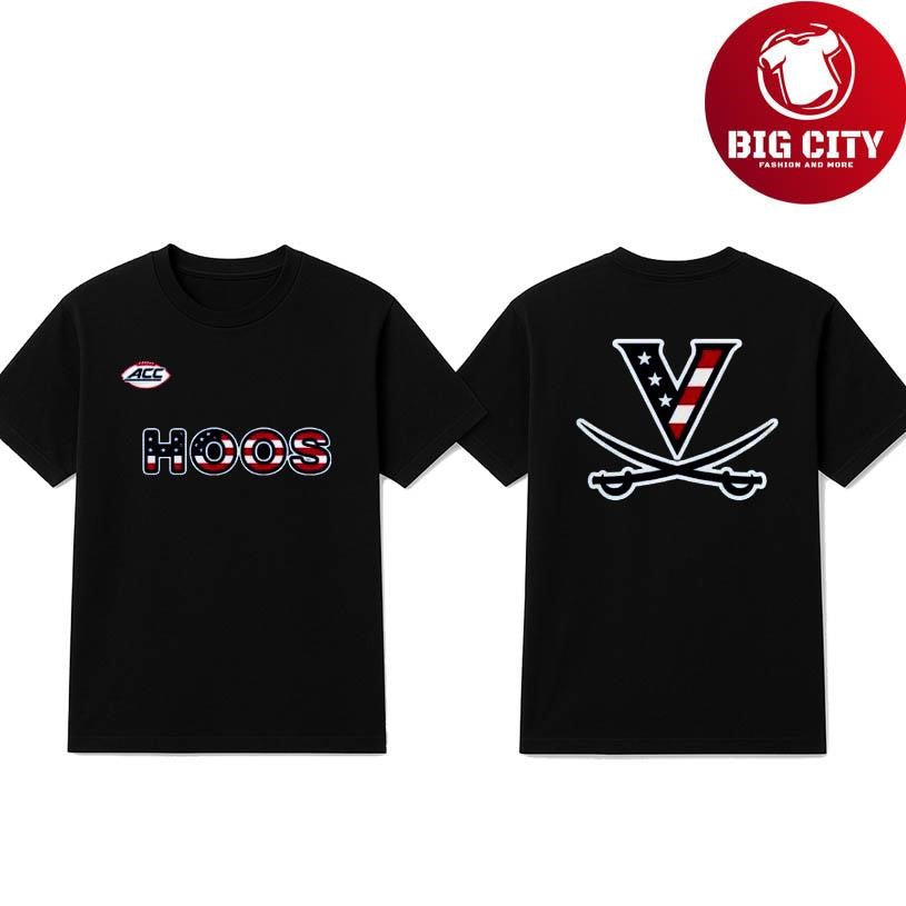 Virginia Football Land Of The Free Home Of The Brave 2025 Two Sided Shirt