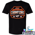 Virginia Tech Hokies Champions 2026 Acc Men’s Wrestling Tournament Logo Shirt