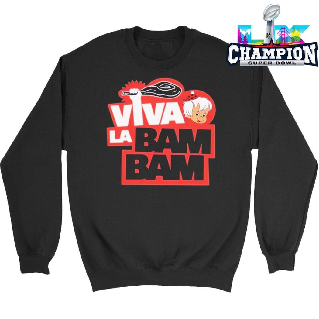 Viva La Bambam Bamm-bamm Rubble Flintstones Cartoon Shirt