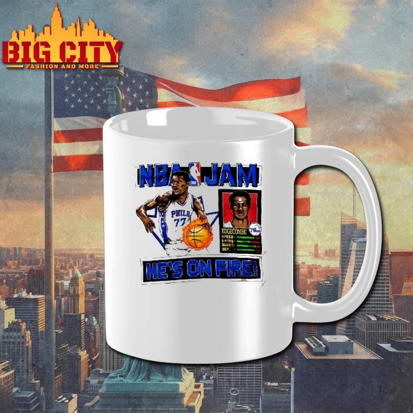 Vj Edgecombe Philadelphia 76ers Nba Jam Hes On Fire Shirt