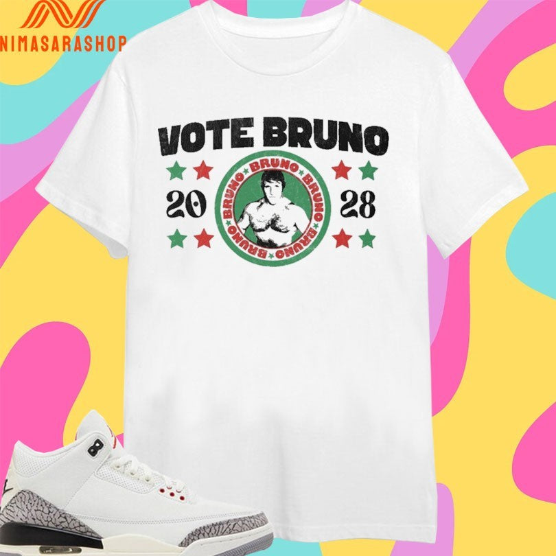 Vote Bruno 2028 Logo Bruno Shirts