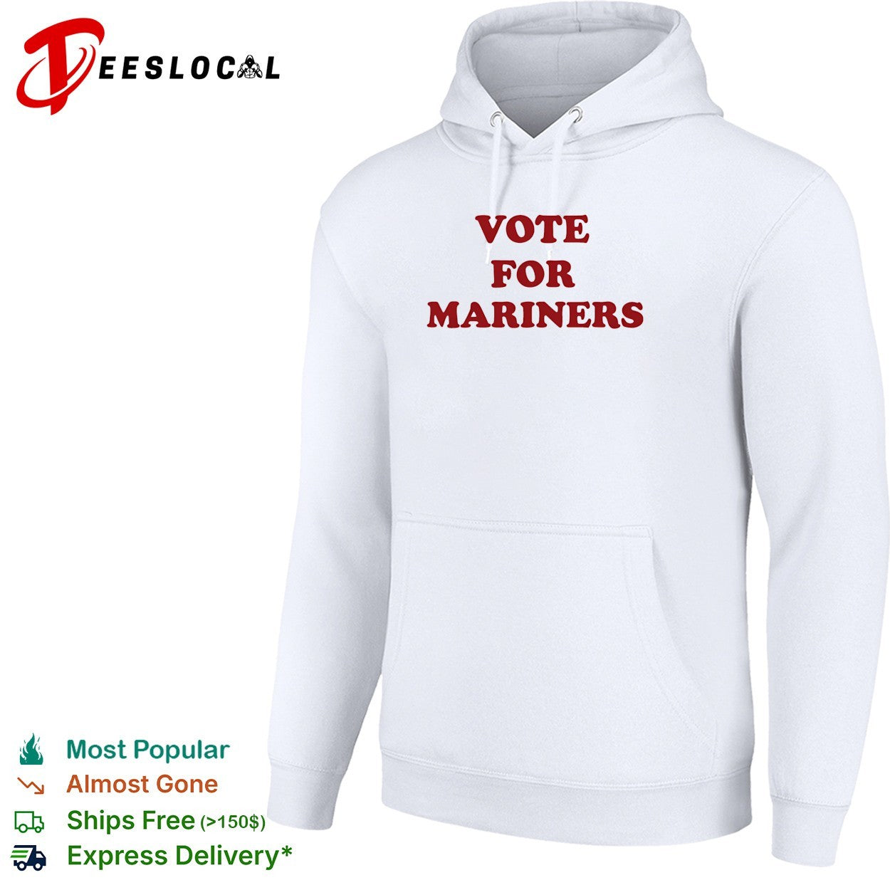 Vote for Mariners red text shirt