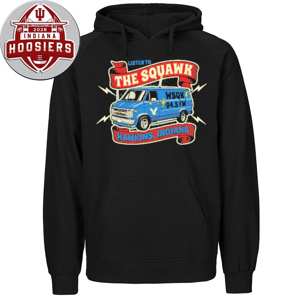 WSQK 94.5 FM Hawkins Radio Van Tee Shirt