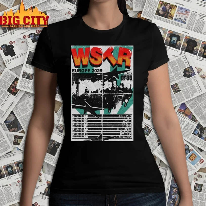 WSTR Band Europe Live 2026 Poster Shirts