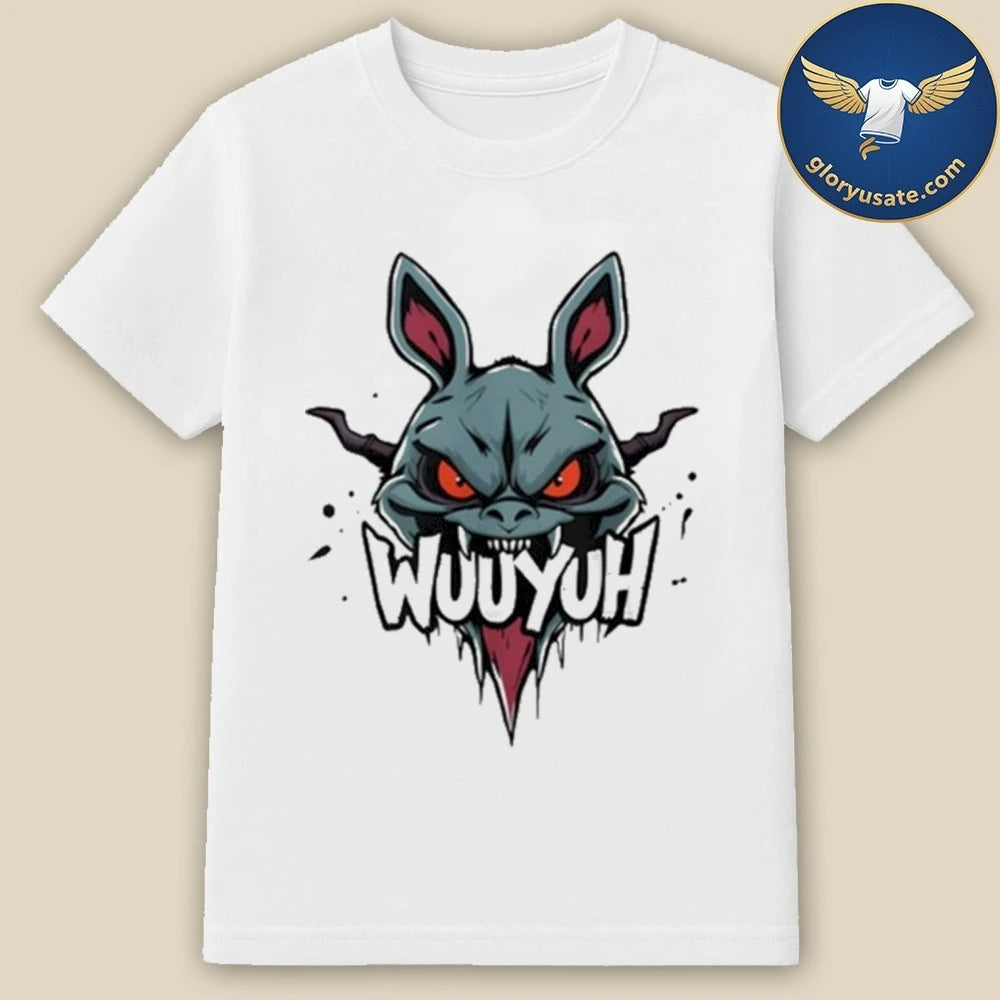 WUUYUH Bat Face T-Shirt
